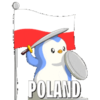 Penguin Flag Sticker by Pudgy Penguins