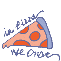 Pizza Trust Sticker by The Agency PR