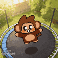 Friday Jumping GIF by Chimpers