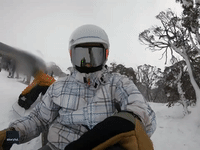 POV Footage Shows Snowboarder in Action as Winter Season Kicks Off in Australia