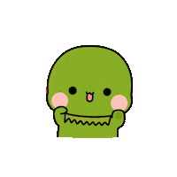 Frog Hello Sticker by Kibbi