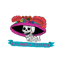 Lacatrina Sticker by Mexico In My Pocket