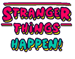 Happen Stranger Things Sticker