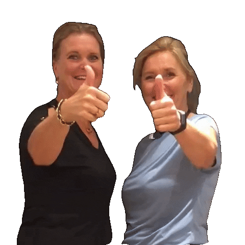 Pleunismode giphyupload pleunismode 2 duimen 2 medewerkers met duim Sticker