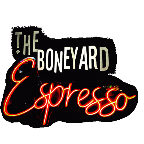 Text Neon Sticker by Boneyard Espresso