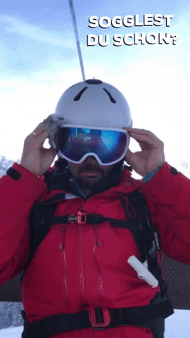 mysoggle giphygifmaker ski goggle skibrille GIF