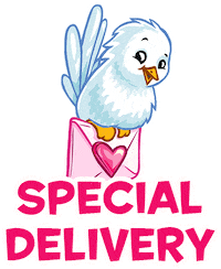 White Bird Heart Sticker by Neopets