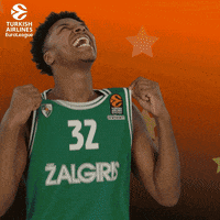 Zalgiris Kaunas Basketball GIF by EuroLeague