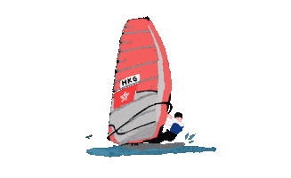 wahk sports surf surfing windsurfing Sticker