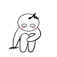 Hansidot thinking 고민 리브로 전시아 Sticker