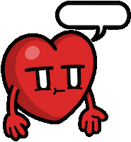 Heart 傻眼 Sticker by kurrrtwu