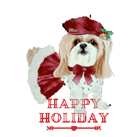 Christmas Dog Sticker