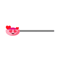 heart love Sticker by Frooty Açaí