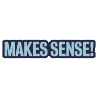 convinisverige makes sense convini sinnesschysst Sticker