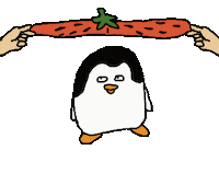 Strawberry 企鵝 Sticker