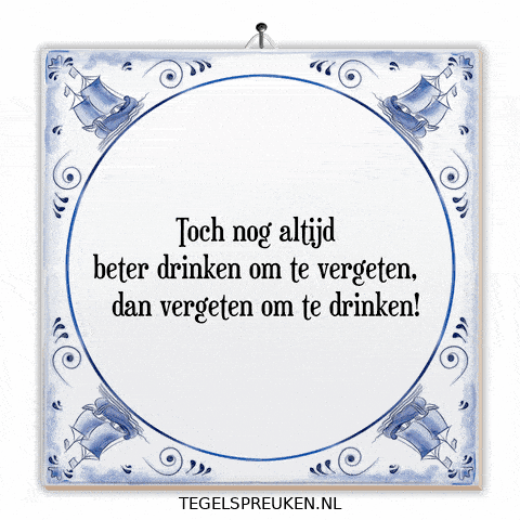 Humor Bier GIF by Tegelspreuken.nl