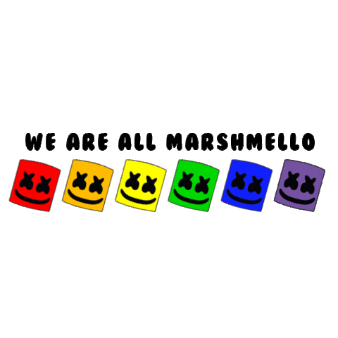 marshmello marshmello mello mellogang Sticker