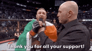 Conor Mcgregor Thank You GIF by UFC