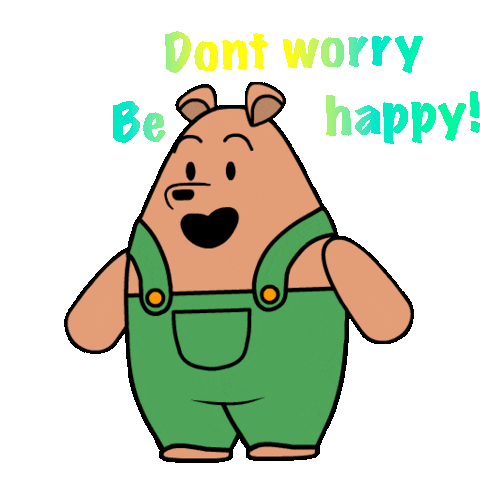 Be Happy Sticker