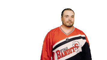 Pump Up Mic Drop Sticker by Buffalo Bandits