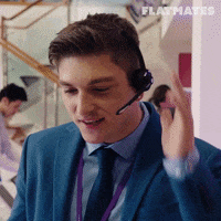 FlatmatesShow cheers thank you thanks ray GIF