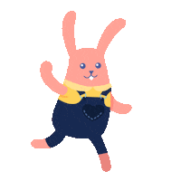 Bunny Easter Sticker by BOOKR Kids