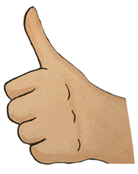 Top Thumbs Up Sticker