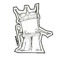 Mangolide sticker emoji crown king Sticker