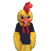 bird no Sticker by Pluckers