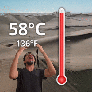 58 °C