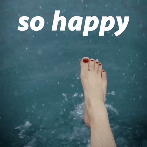 Happy Rainy Day GIF by Sealed With A GIF