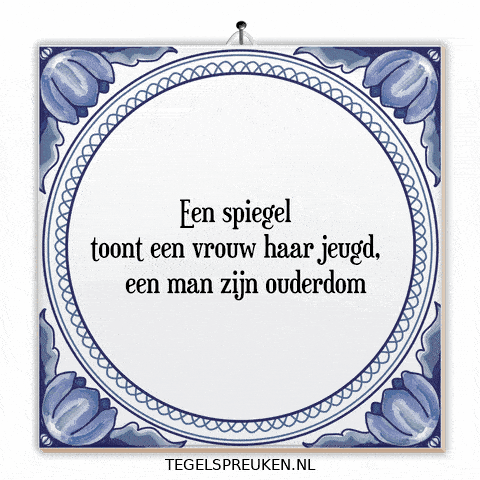 Wijsheid Reflectie GIF by Tegelspreuken.nl
