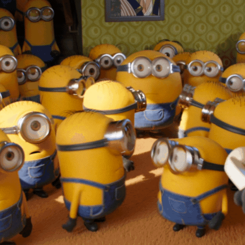 What Shocked GIF by Minions