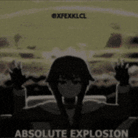 Explosion Anime Girl GIF