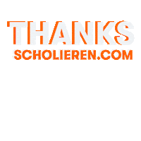 school thanks Sticker by scholieren
