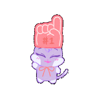 licheejuicee cat ateez san aniteez Sticker