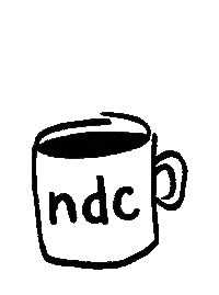 ndc-md coffee design drink morning Sticker