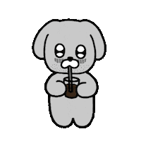 커피 Juni Sticker