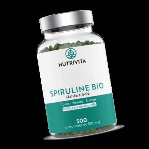 NUTRIVITA giphygifmaker supplement pill spirulina GIF