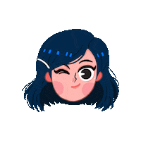Happy Girl Sticker
