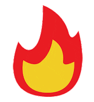 bonlook_eyewear hot fire sale flame Sticker