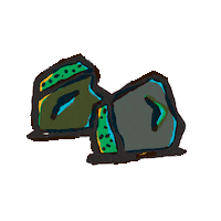 Rock Background Sticker by ポプラ社公式