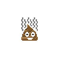 Happy Pixel Sticker