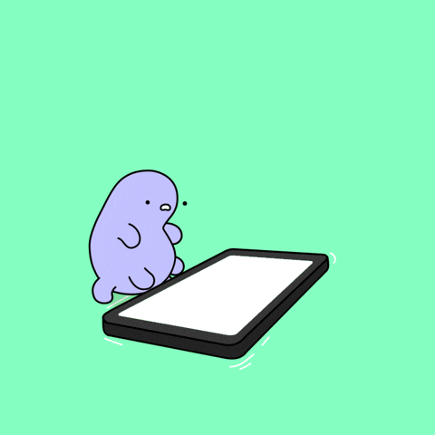 2D Animation No Phone GIF by doodles