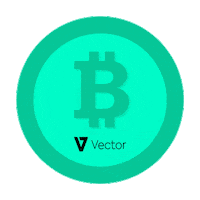 vertex_crypto bitcoin cryptocurrency btc vector Sticker