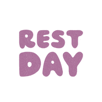 Recovery Rest Day Sticker by Passion Planner