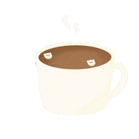 Teddy Bear Coffee Sticker