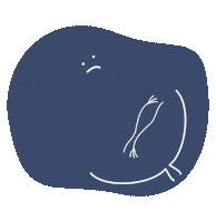 Sad Illustration Sticker by Savimi