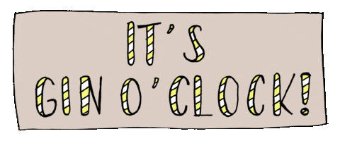 Gin Tonic Drink Sticker by Louisa Dellert