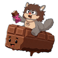Hungry Chocolate Cake Sticker
